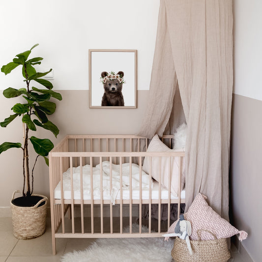 Bear-y Adorable: How to DIY A Flower Crown for Your Baby Bear